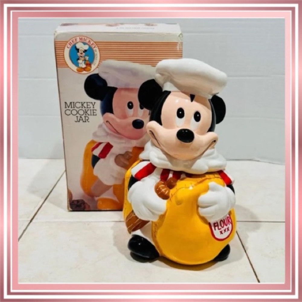 VINTAGE DISNEY Chef Mickey Mouse Cookie Jar